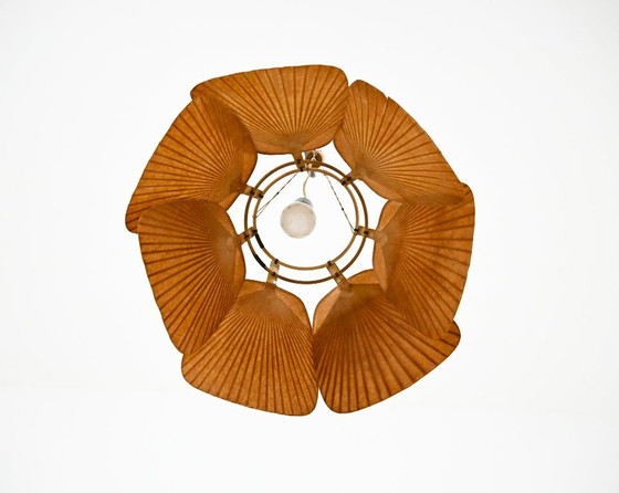Image 1 of Lámpara colgante "Shichi" Uchiwa de Ingo Maurer para Design M, década de 1970