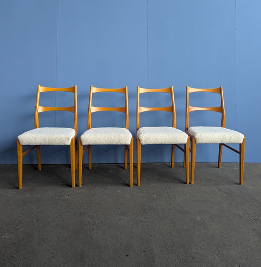 Set of 4 Danish mid-century chairs
