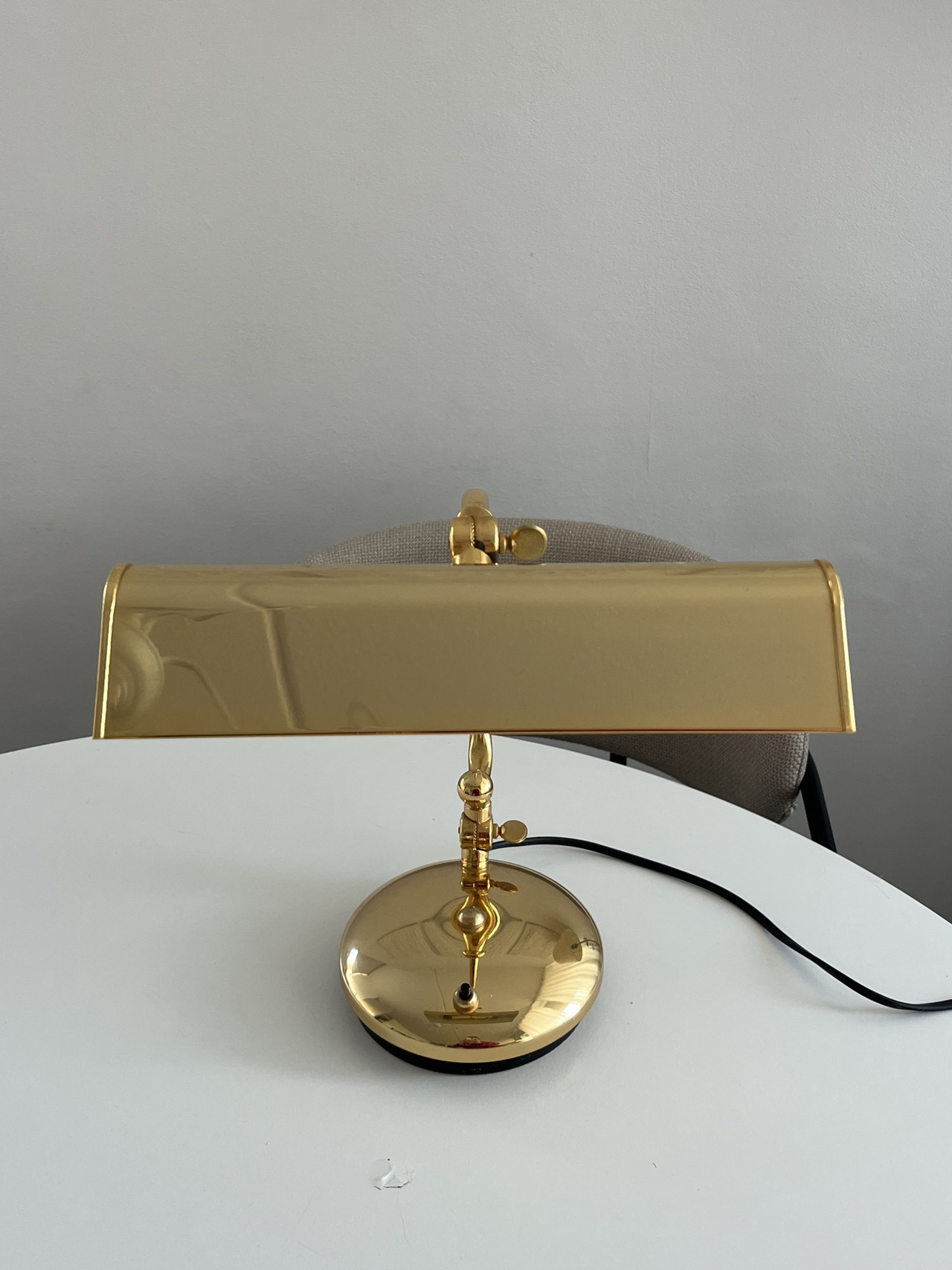 Lámpara de piano de latón, lámpara de escritorio/mesa