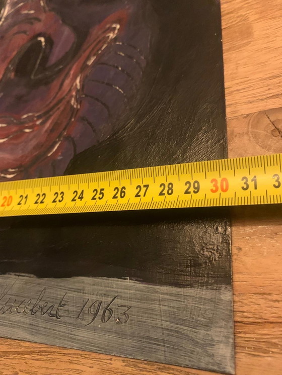 Image 1 of Dipinto Cobra Lucebert 1924-1994 opera dipinta