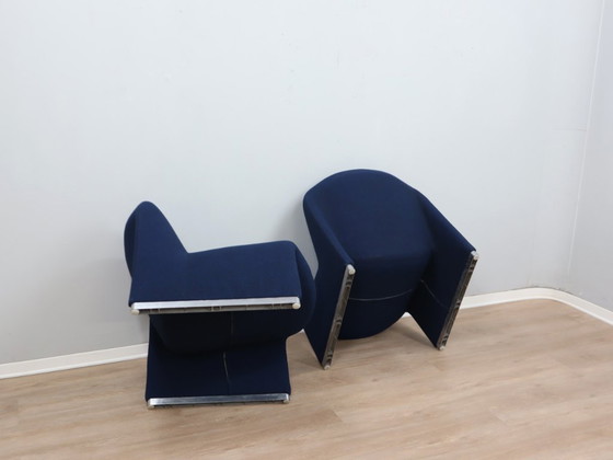 Image 1 of Fauteuils Alky des années 1970, conçus par Giancarlo Piretti pour Castelli. Paire restaurée.