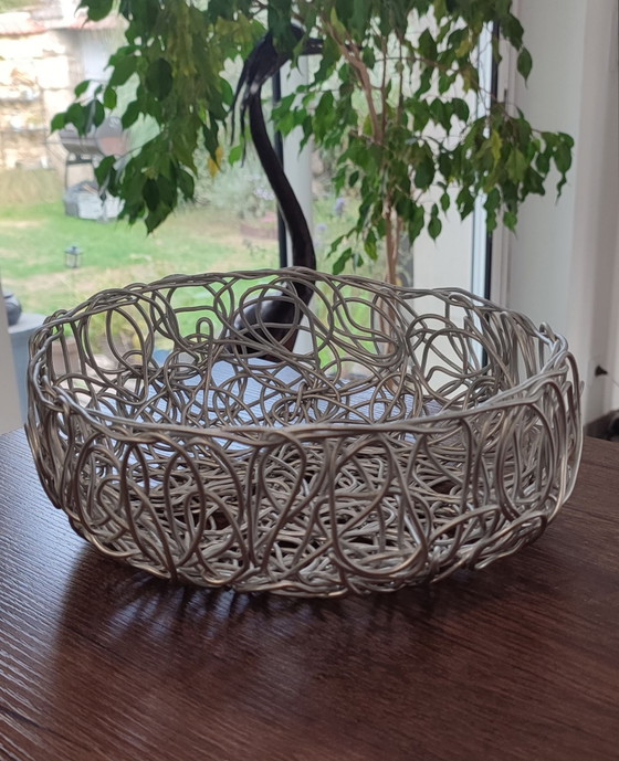 Signed Alessi "Blow Up" Fratelli Campana design bowl, Table accessories, Metal, Silver (photo 14 of 15)