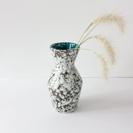 Image 1 of Scheurich Vase 523-18 Ceramic Fat Lava, 1960's