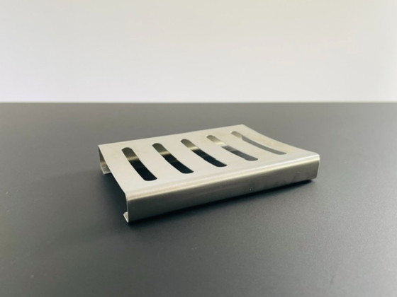 Image 1 of Elegante, rechteckige Seifenschale aus Edelstahl