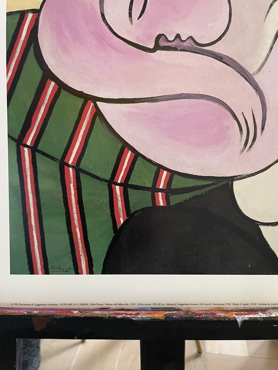 Image 1 of Pablo Picasso, (1881-1973), Mujer con cabello amarillo, 1931, Copyright 1992 ARS, NY/Spadem, Impreso en Francia