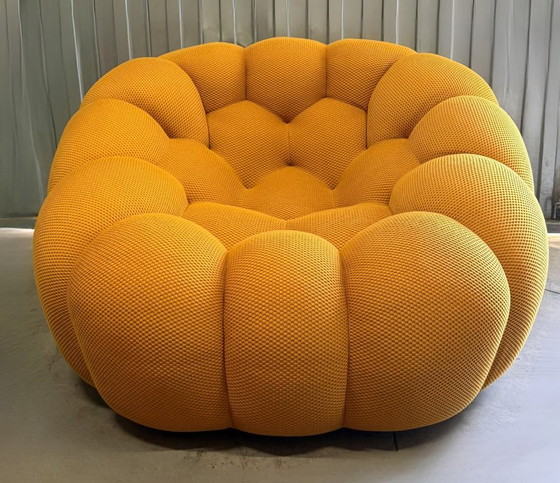 Roche Bobois Bubble Large Armchair – Sacha Lakic – Original – Textile, Wood (photo 3 of 5)