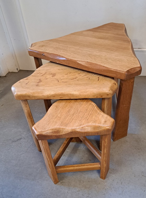 3 x Brutalist Side table – Wood (photo 10 of 10)
