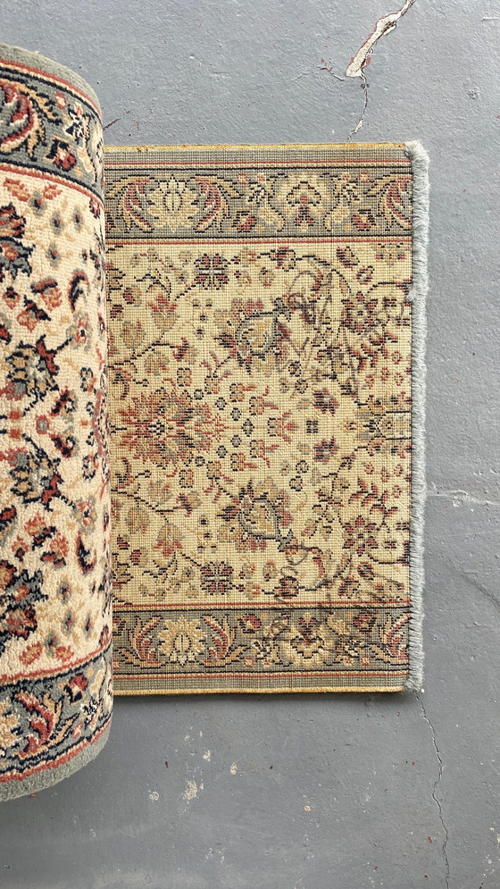 Image 1 of Tapis de couloir Beige Gris-Bleu vintage