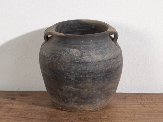 Pequeño jarrón de cerámica antiguo (c.1900) #4 – Jarrones (photo 34 of 40)