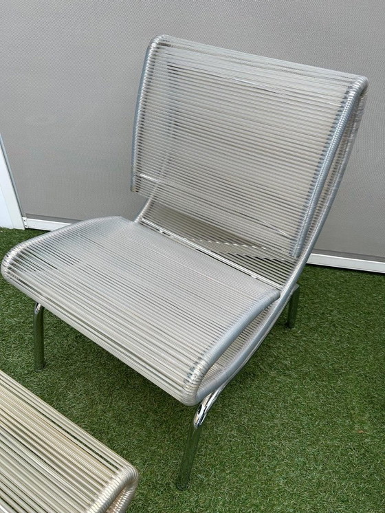 Image 1 of Hydra lounge chair met ottoman, Roberto semprini