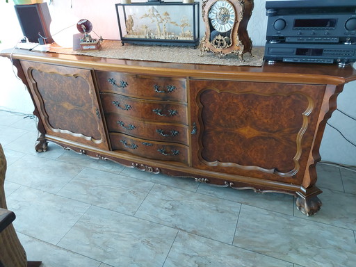 Walnut Chippendale Sideboard