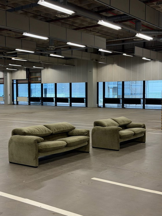 Cassina Maralunga Set | Green – 3-5 seaters, Textile (photo 2 of 14)