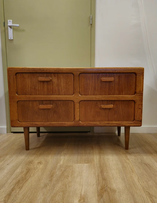 Vintage Silkeborg Danish Chest of Drawers Chest of Drawers Cabinet