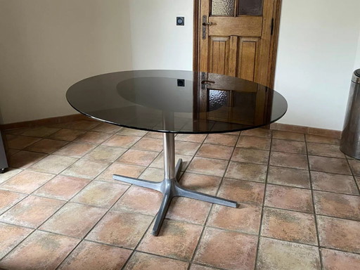 Roche Bobois oval table. 1970. Space age. 150x120.