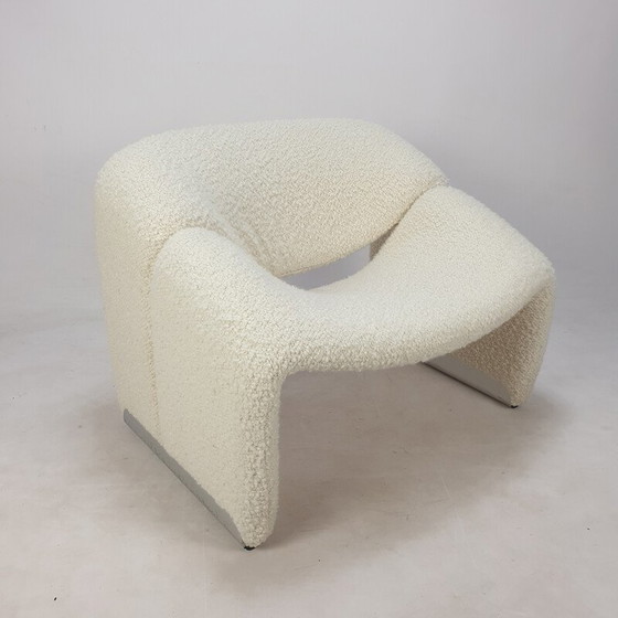 Image 1 of Vintage Groovy F598 fauteuil in wol van Pierre Paulin voor Artifort, jaren '80