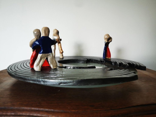 Dancing on the dance floor