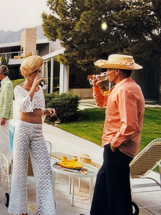 Image 1 of Slim Aarons - Desert House Party