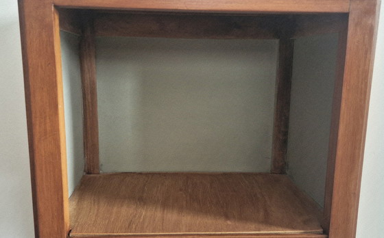 Image 1 of Chevet bibliothèque bois vintage style Louis XV