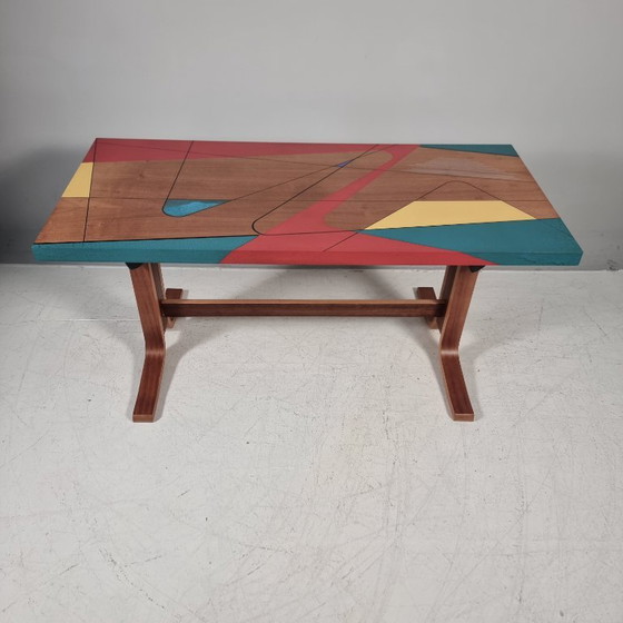 Table en hêtre vintage, années 1970 – Tables de salle à manger, Bois (photo 5 of 10)