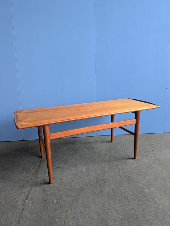 Image 1 of Vintage Danish teak coffee table 1960s