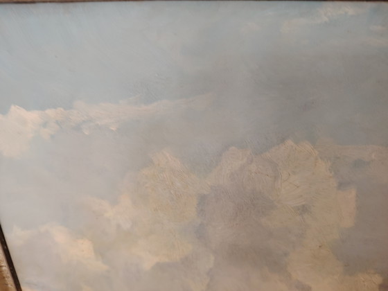 Image 1 of Ölgemälde Signatur B. Neumüller, Landschaft Chiemgau Bayern Deutschland 