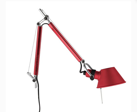 Image 1 of Artemide tolomeo micro wandleuchte rot