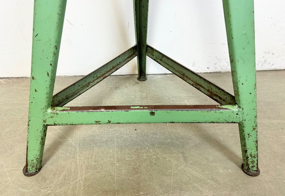 Image 1 of Green Industrial Workshop Stool, 1960s