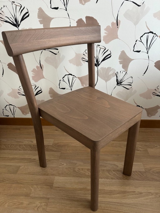 Pair of Galta walnut dining chairs - Kann Design