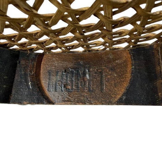 Image 1 of Set di due sgabelli antichi Thonet con cinghie elastiche