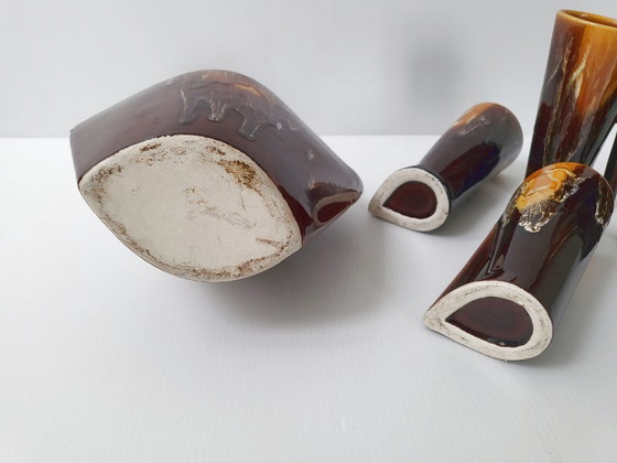 Image 1 of PRACHTIG SINAASAPPELSERVICE UIT DE JAREN 1960, MODERNISTISCHE VINTAGE KERAMIEK