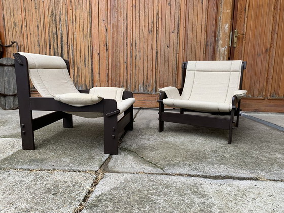 Set of Mid-Century Arts & Crafts Armchairs from Képcsarnok – Wood, Mid Century Modern (photo 3 of 5)