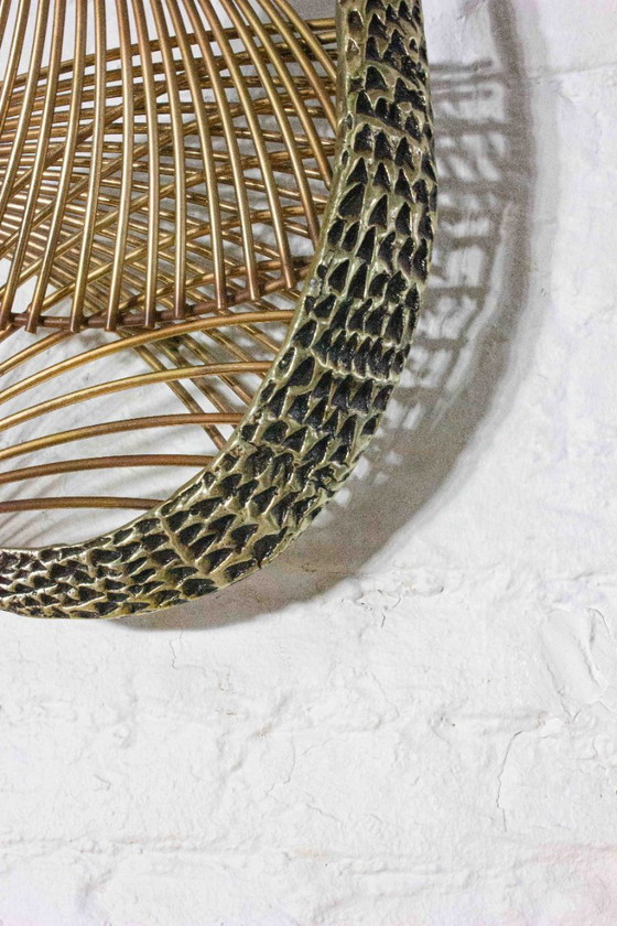 Image 1 of Peacock sculpture by C. Jere