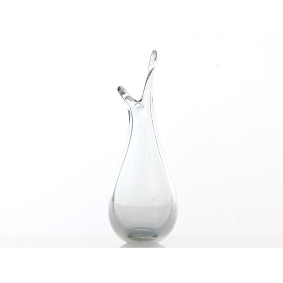 Image 1 of Vintage blown glass vase by Per Lütken for Holmegaard Glasværk, 1950