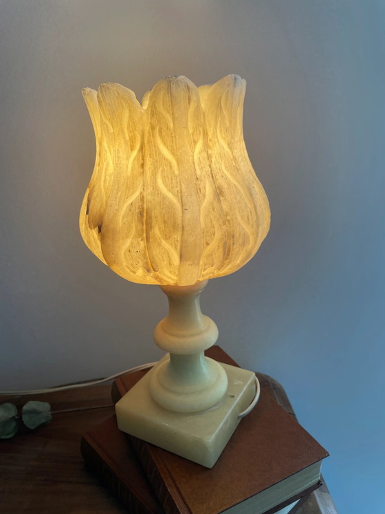 Albasten Tulp Lamp – Leeslamp (photo 5 of 5)