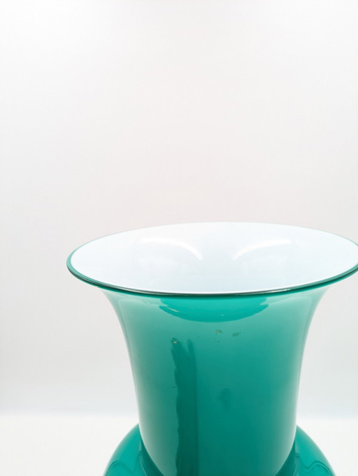 Venini - Vase - Opaline - Murano Glass - 36 cm
