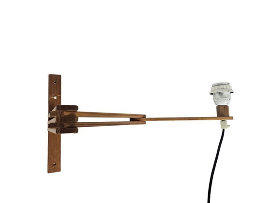 Image 1 of Ikea - hinged lamp - wall lamp - model V505 - pine - Sweden - 3rd quarter 20th century