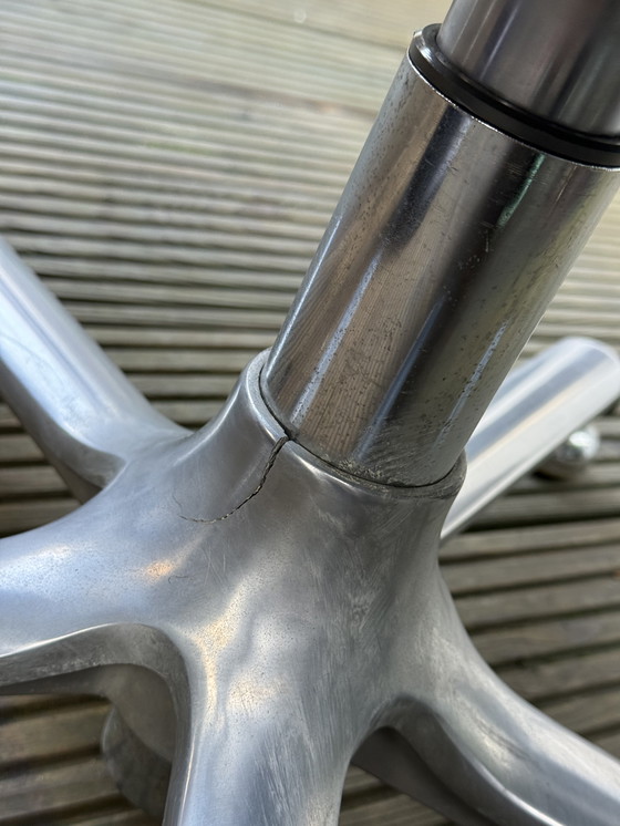 Image 1 of Poltrona da ufficio o sedia da ufficio in pelle vintage Girsberger