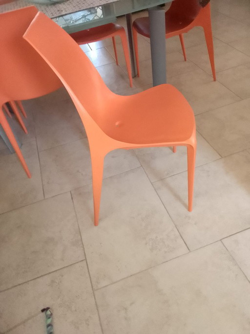 6 Sillas de Comedor Beluga Cattelan Italia Excelente Estado