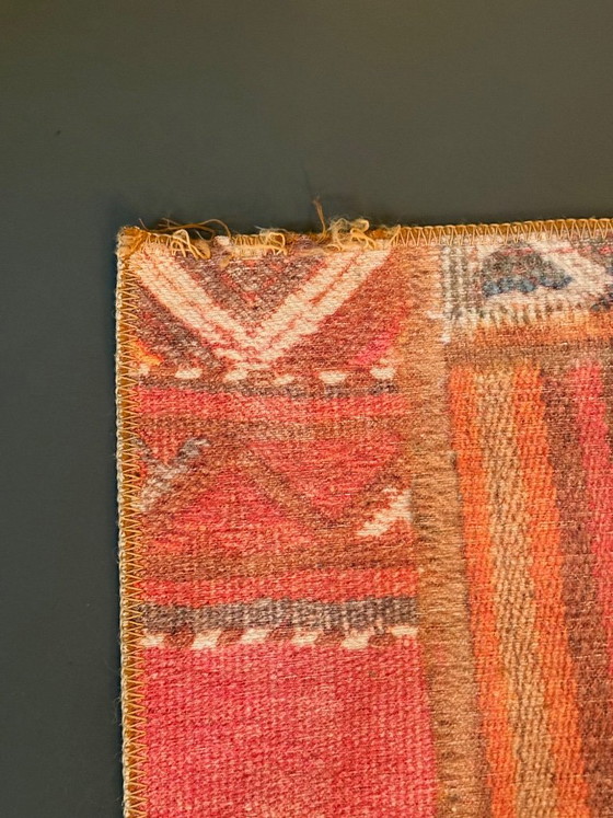 Patchwork-Teppich mit anatolischen Motiven – Wolle auf Baumwolle – 290 × 200 cm – Teppiche & Läufer, Wool (photo 5 of 8)