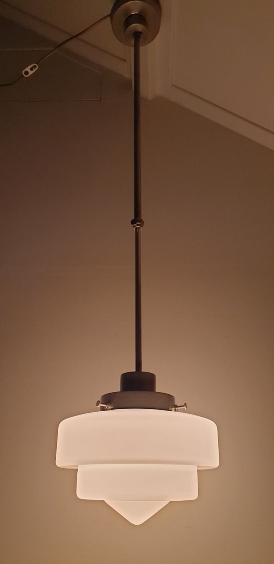 1 di 2 Lampada a sospensione Art Déco Giso (Gispen) – Giso Gispen, Lampade a sospensione, Metal (photo 38 of 39)