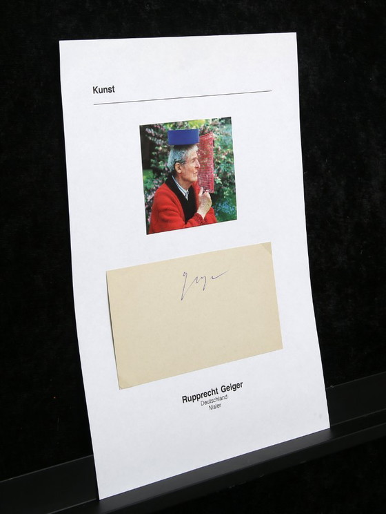 Image 1 of Geiger, Rupprecht - Foto con firma autografa