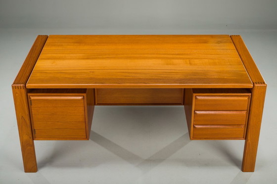 Image 1 of  Freistehender Teakholz-Schreibtisch von Gv Møbler, Mid-Century, 1960er Jahre