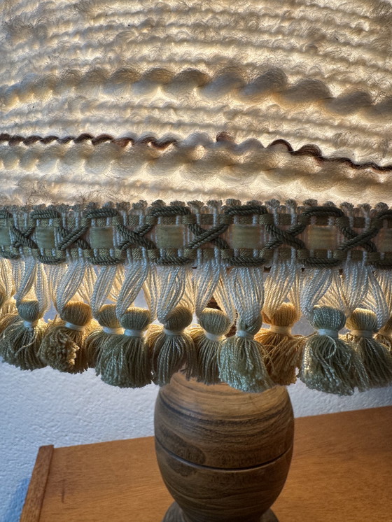 Image 1 of Lámpara de madera torneada de los años 60