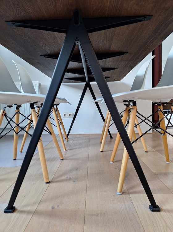 HAY Pyramid 02 Tavoli da pranzo – 190 Cm – Rovere Oliato Scuro – Nero – Wood (photo 4 of 7)