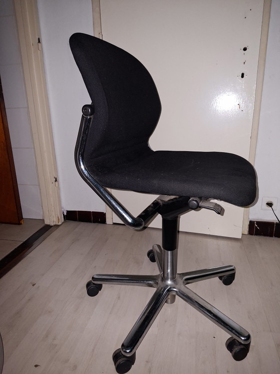 Wilkhahn Bureaustoel Model Din 4551 – Bureaustoelen, Plastic, Textile (photo 4 of 4)