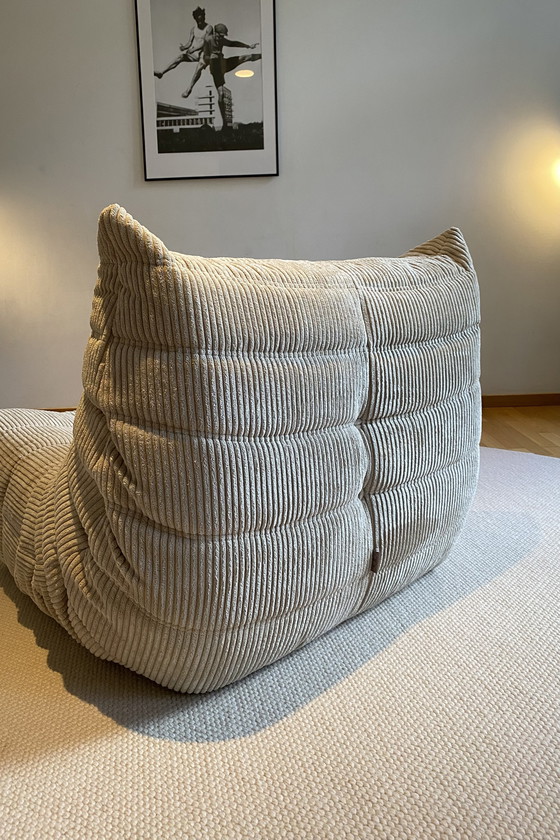 Image 1 of Ligne Roset - Togo Sofa Set 4-Piece - Corduroy/Rib Beige