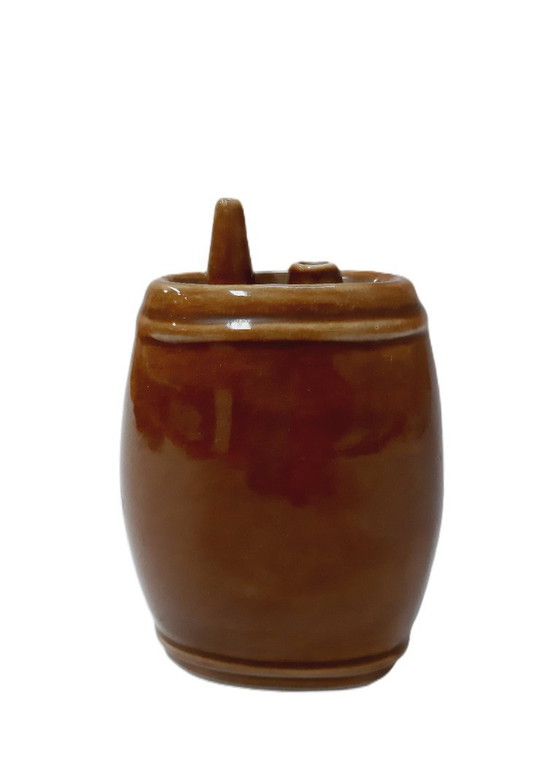 Image 1 of Flacon en céramique émaillée vintage