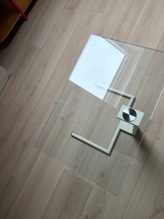 Mesa de centro Leolux blanca, Mesas de centro, Madera, Vidrio, Blanco, Modern (foto 8 de 8)