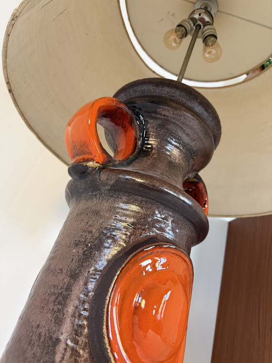 Image 1 of Vintage XL keramieken vloerlamp, Kaiser Leuchten ‘60