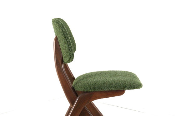 Image 1 of Set for 4 scissor chairs AWA attr. Louis van Teeffelen Wébé